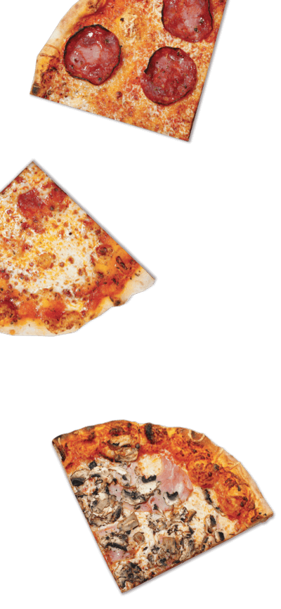 Des pizzas artisanales proposées à la part