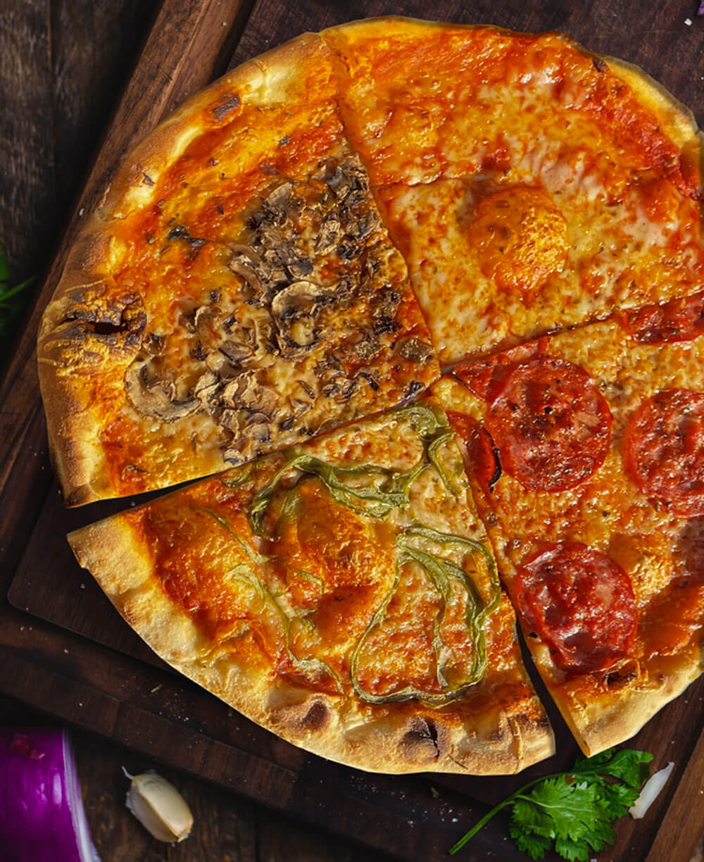 Porzione di Capri - Des pizzas à la part généreuses et gourmandes proposées à la part